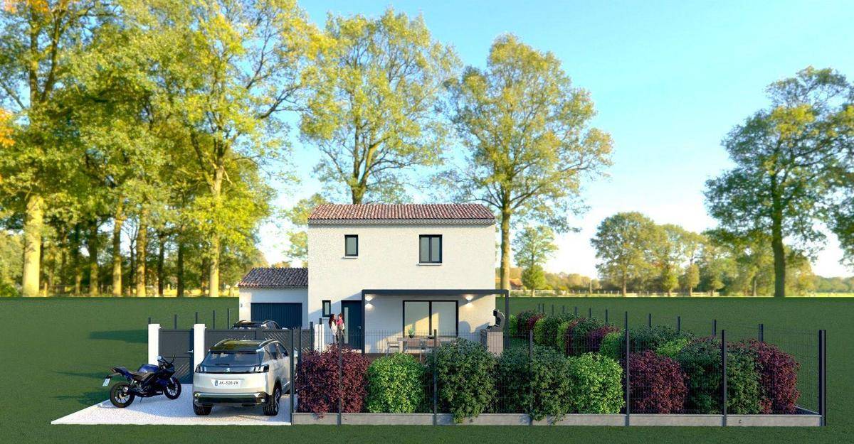 Programme terrain + maison à Peyrolles-en-Provence en Bouches-du-Rhône (13) de 375 m² à vendre au prix de 396500€ - 3
