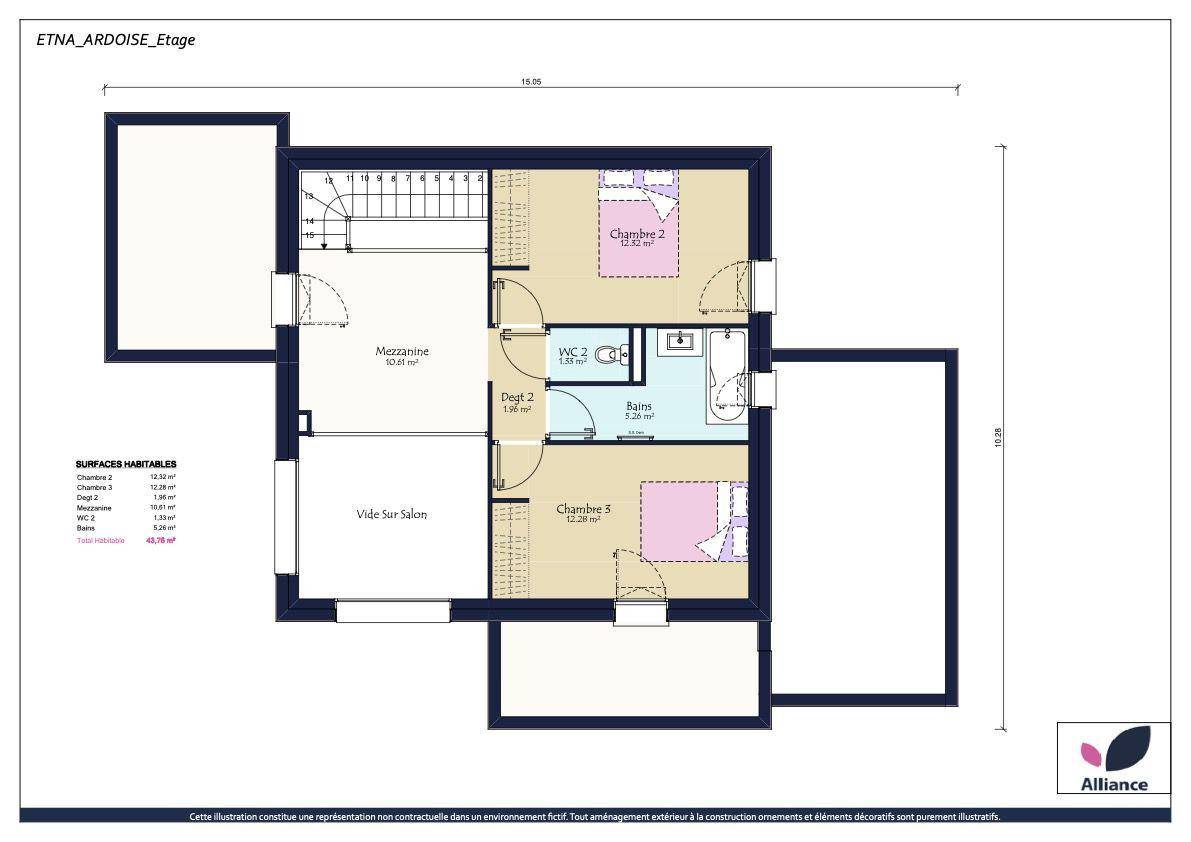 Programme terrain + maison à Mazé-Milon en Maine-et-Loire (49) de 451 m² à vendre au prix de 313290€ - 4