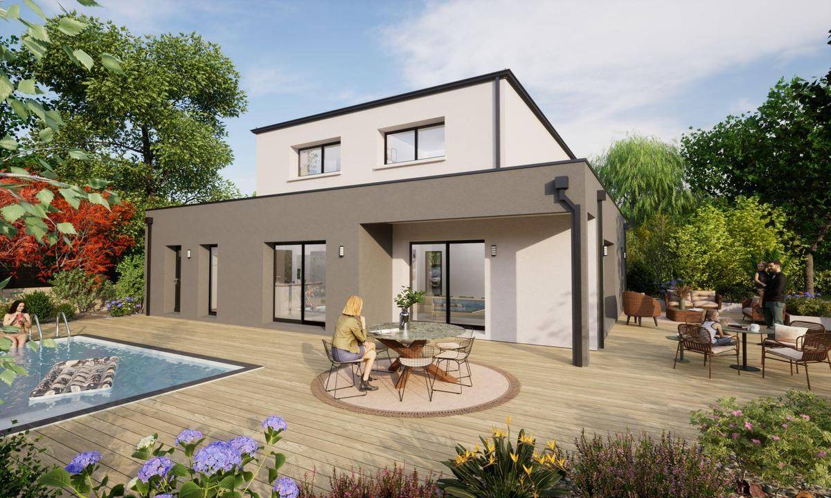 Programme terrain + maison à Antigny en Vendée (85) de 757 m² à vendre au prix de 328990€ - 3
