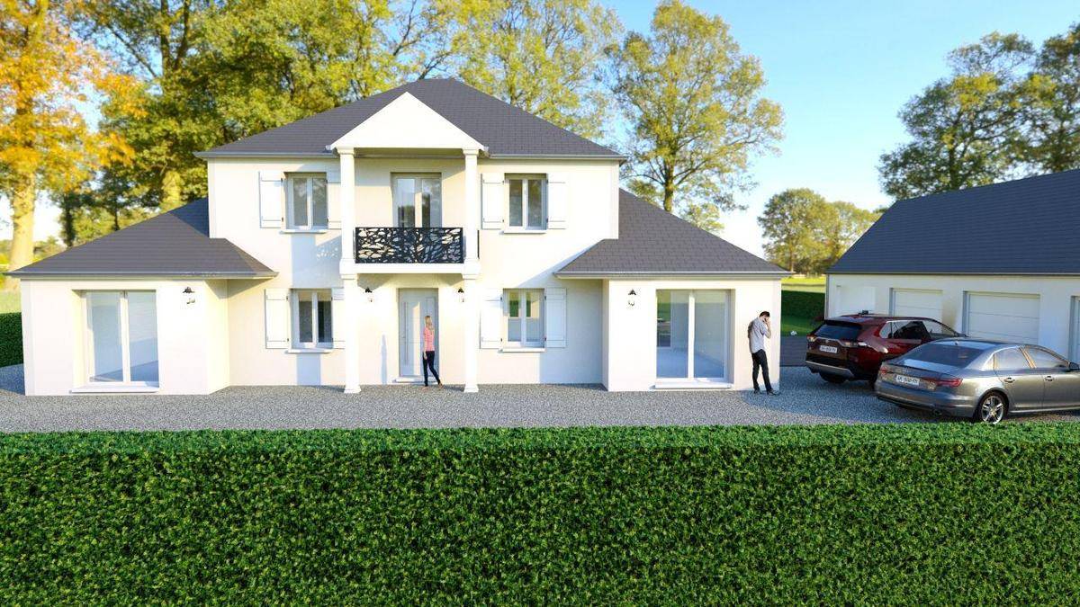 Programme terrain + maison à Belle-Église en Oise (60) de 460 m² à vendre au prix de 448000€ - 3