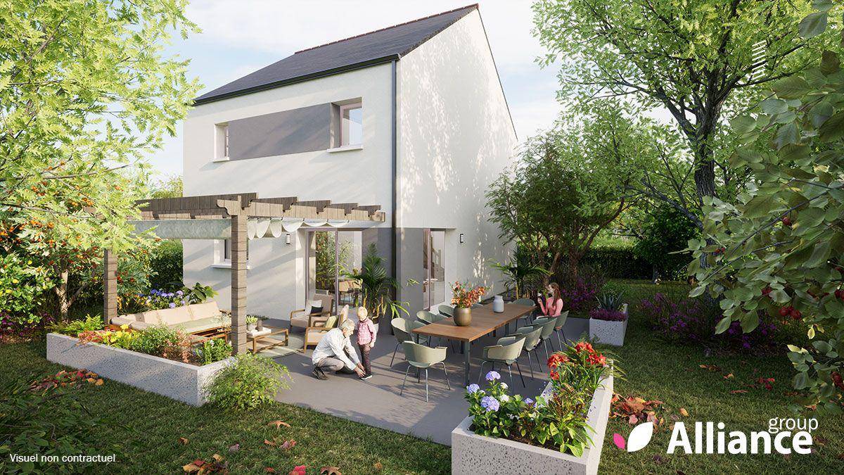Programme terrain + maison à Saint-Léger-de-Linières en Maine-et-Loire (49) de 1000 m² à vendre au prix de 338055€ - 2