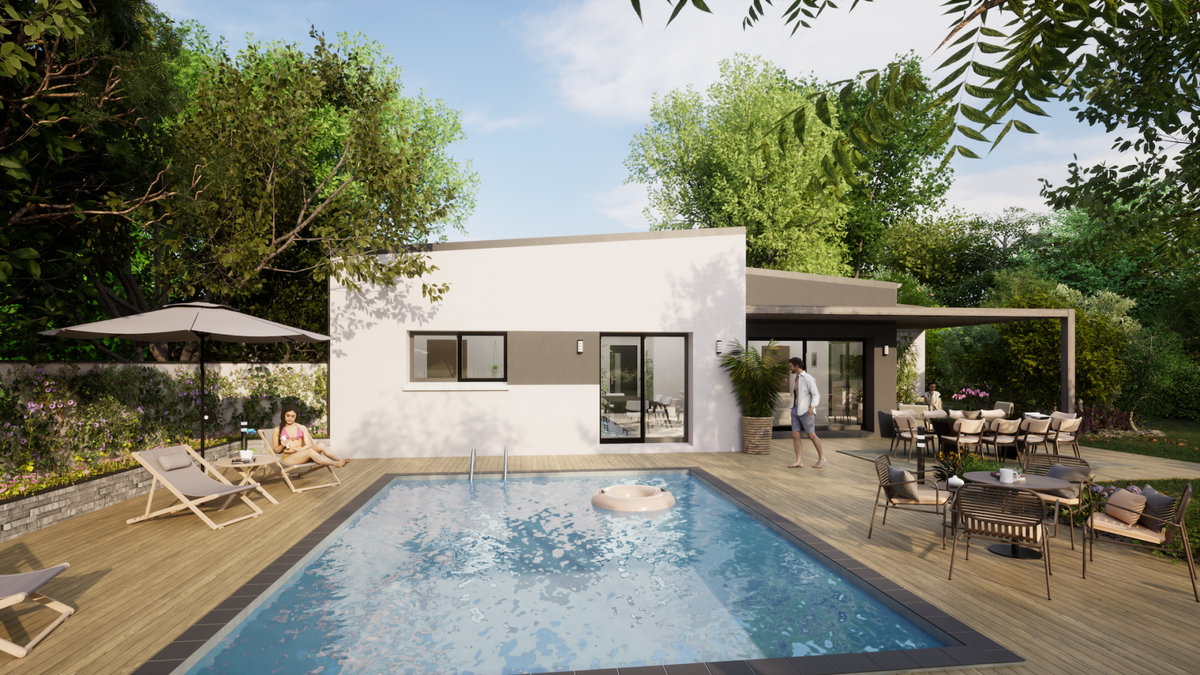 Programme terrain + maison à Derval en Loire-Atlantique (44) de 569 m² à vendre au prix de 295900€ - 3