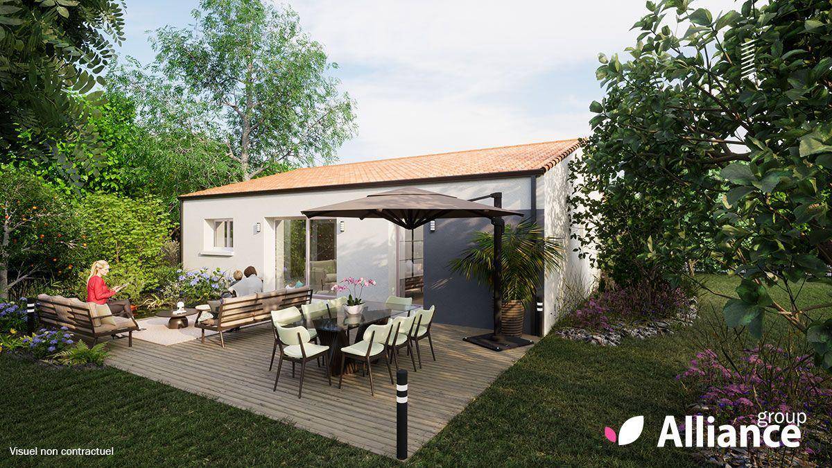 Programme terrain + maison à Saint-Vincent-sur-Jard en Vendée (85) de 314 m² à vendre au prix de 219943€ - 2