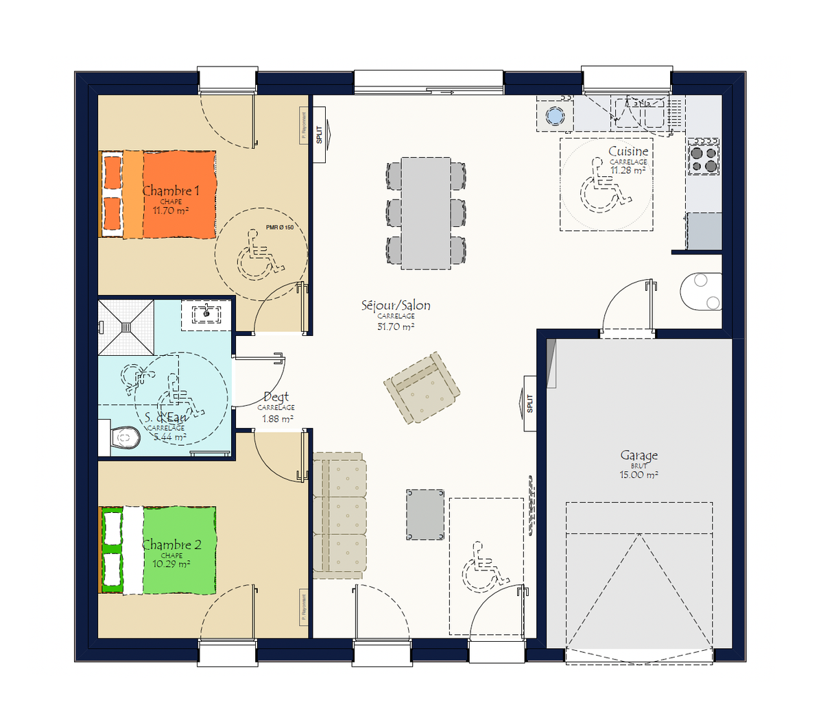 Programme terrain + maison à Clisson en Loire-Atlantique (44) de 295 m² à vendre au prix de 217292€ - 3