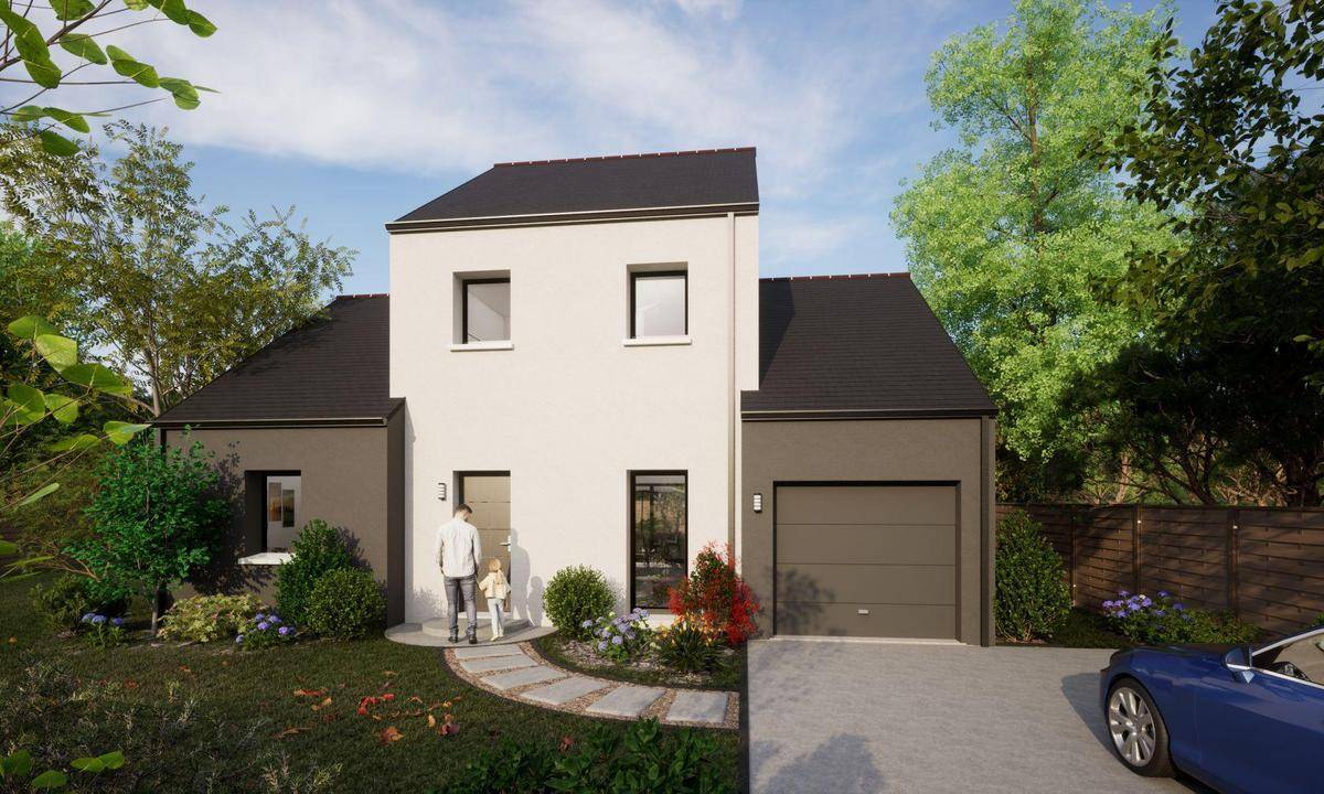 Programme terrain + maison à Saint-Lambert-la-Potherie en Maine-et-Loire (49) de 352 m² à vendre au prix de 291395€ - 1