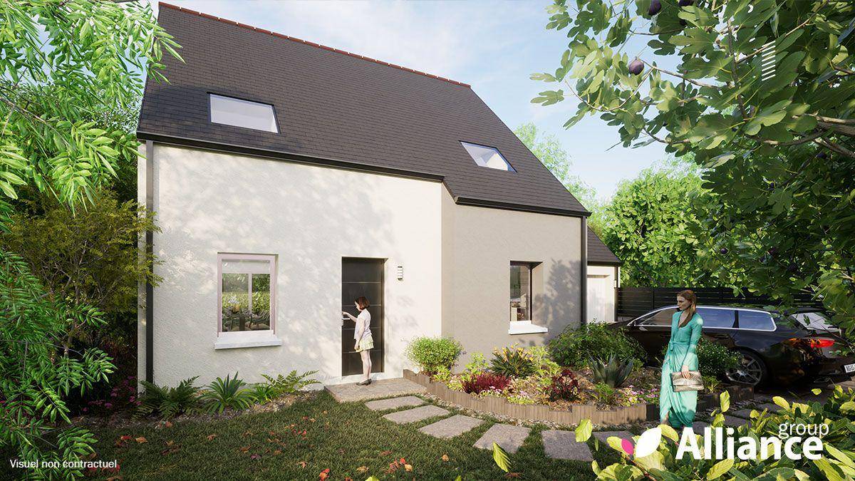 Programme terrain + maison à Huillé-Lézigné en Maine-et-Loire (49) de 397 m² à vendre au prix de 245676€ - 1