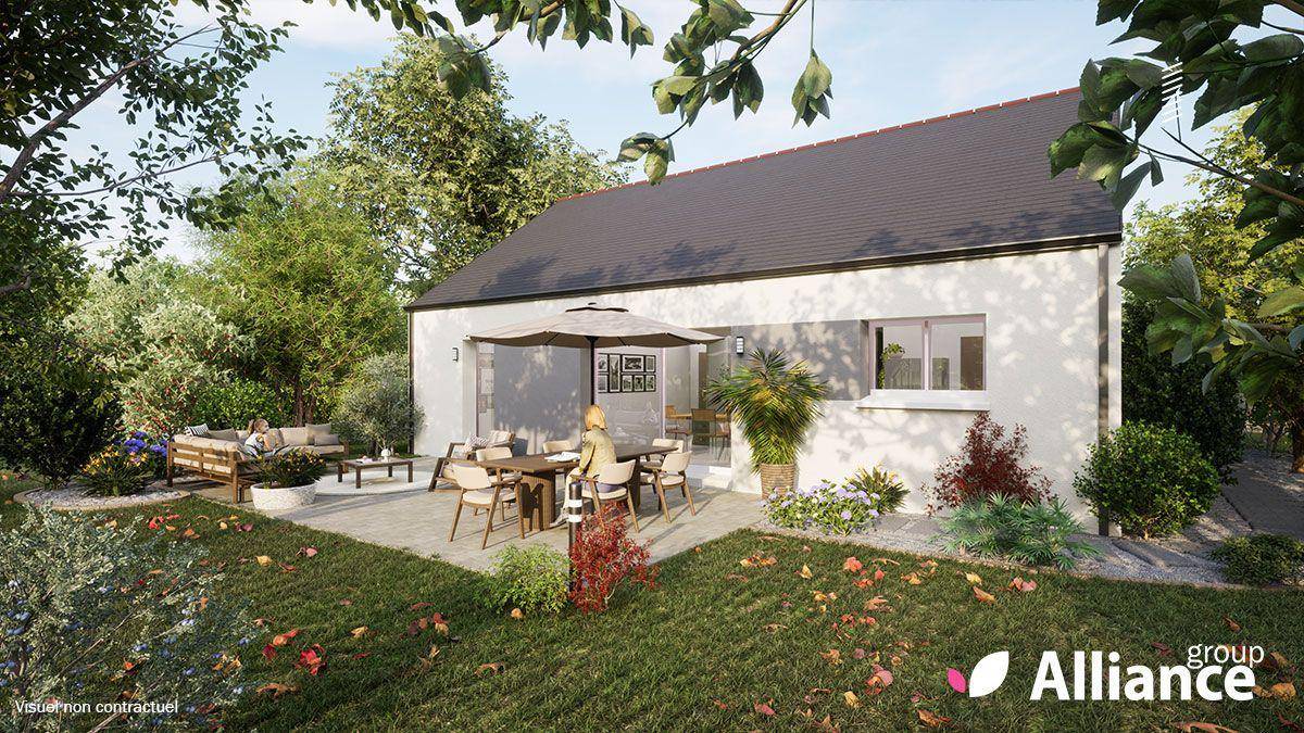 Programme terrain + maison à Guémené-Penfao en Loire-Atlantique (44) de 2515 m² à vendre au prix de 274557€ - 2