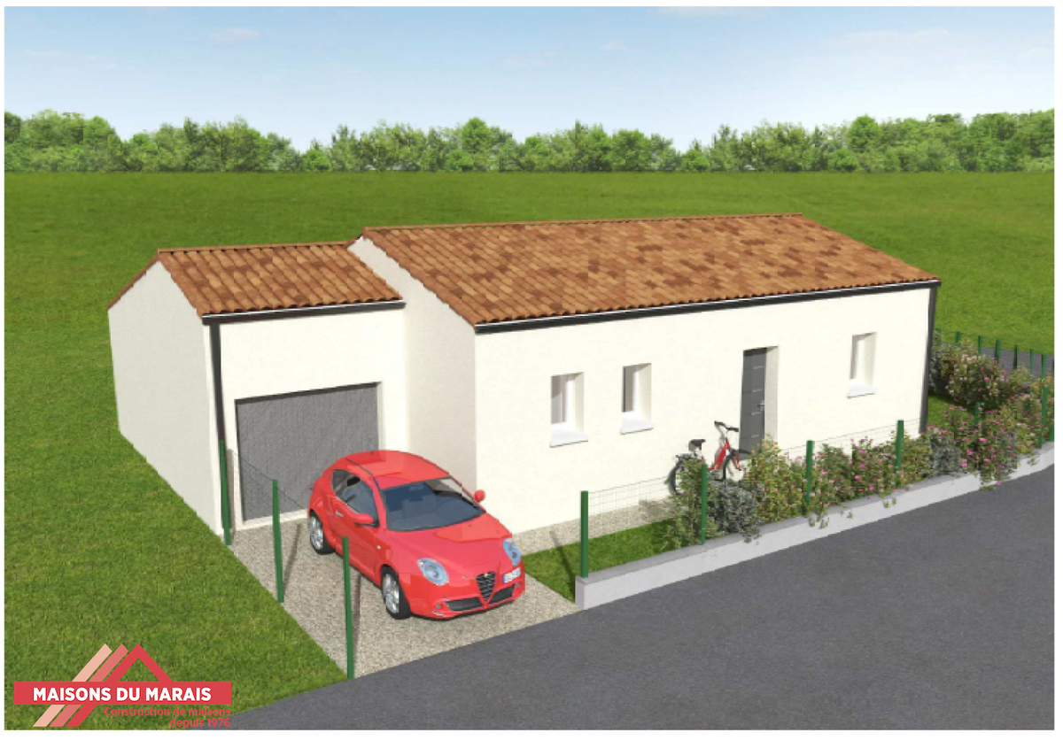 Programme terrain + maison à Béceleuf en Deux-Sèvres (79) de 811 m² à vendre au prix de 179755€ - 1