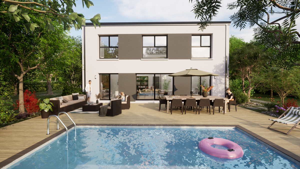 Programme terrain + maison à Montreuil-Juigné en Maine-et-Loire (49) de 880 m² à vendre au prix de 399630€ - 2