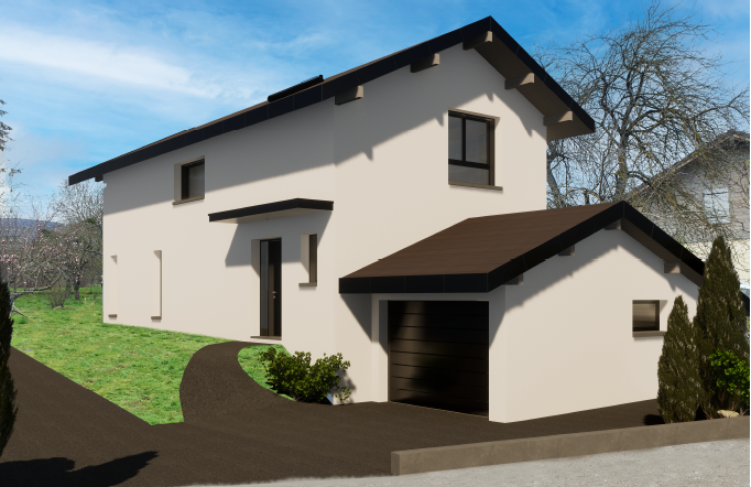 Terrain seul à Saint-Julien-en-Genevois en Haute-Savoie (74) de 378 m² à vendre au prix de 350000€ - 1