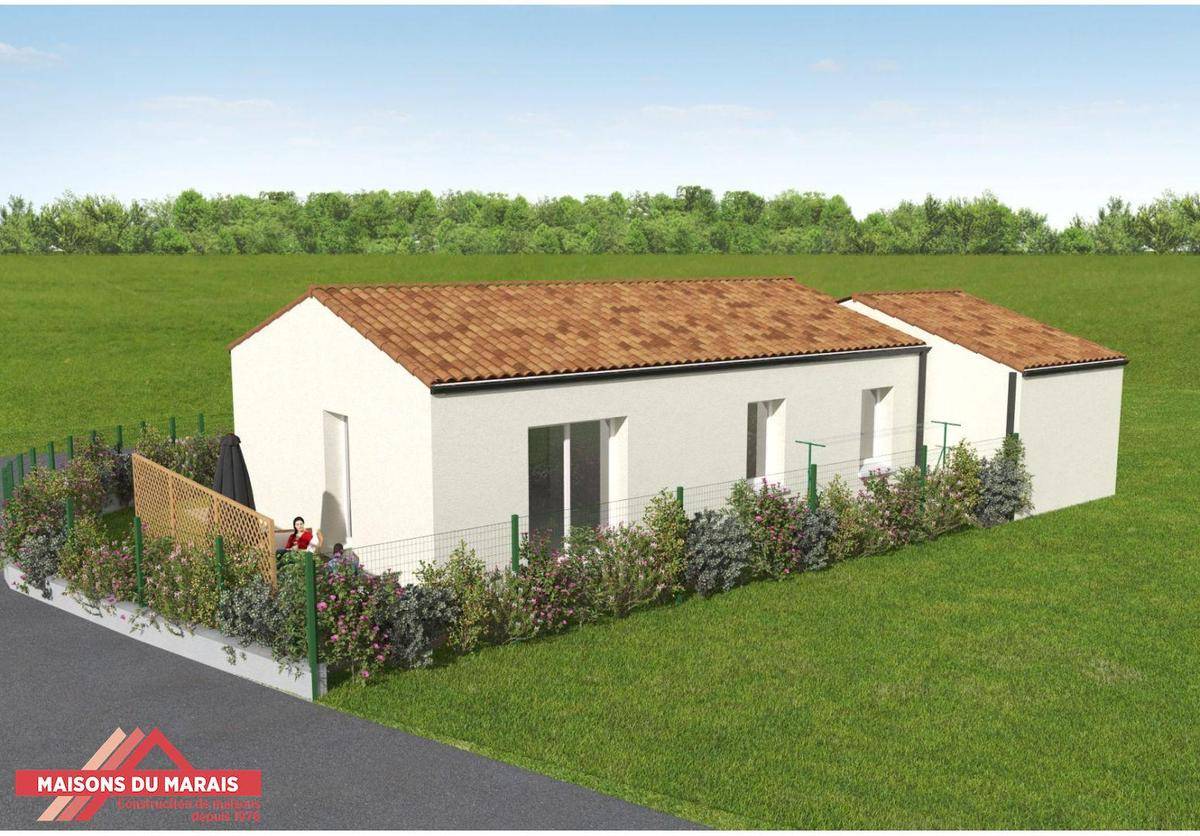 Programme terrain + maison à Melle en Deux-Sèvres (79) de 627 m² à vendre au prix de 173181€ - 2