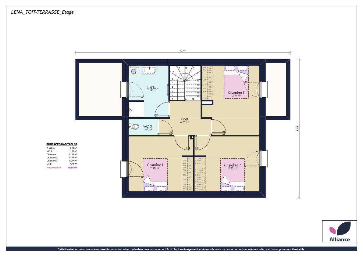 Programme terrain + maison à Champtocé-sur-Loire en Maine-et-Loire (49) de 384 m² à vendre au prix de 249620€ - 4