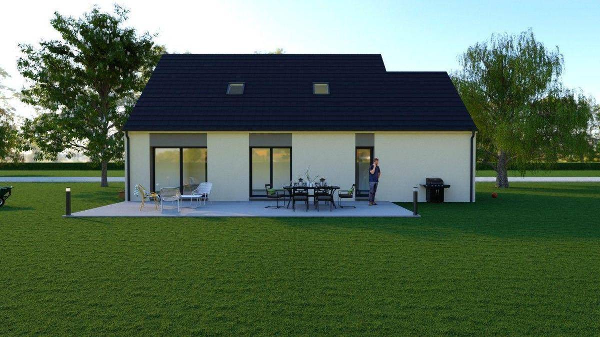 Programme terrain + maison à Crouy-sur-Ourcq en Seine-et-Marne (77) de 600 m² à vendre au prix de 274560€ - 1