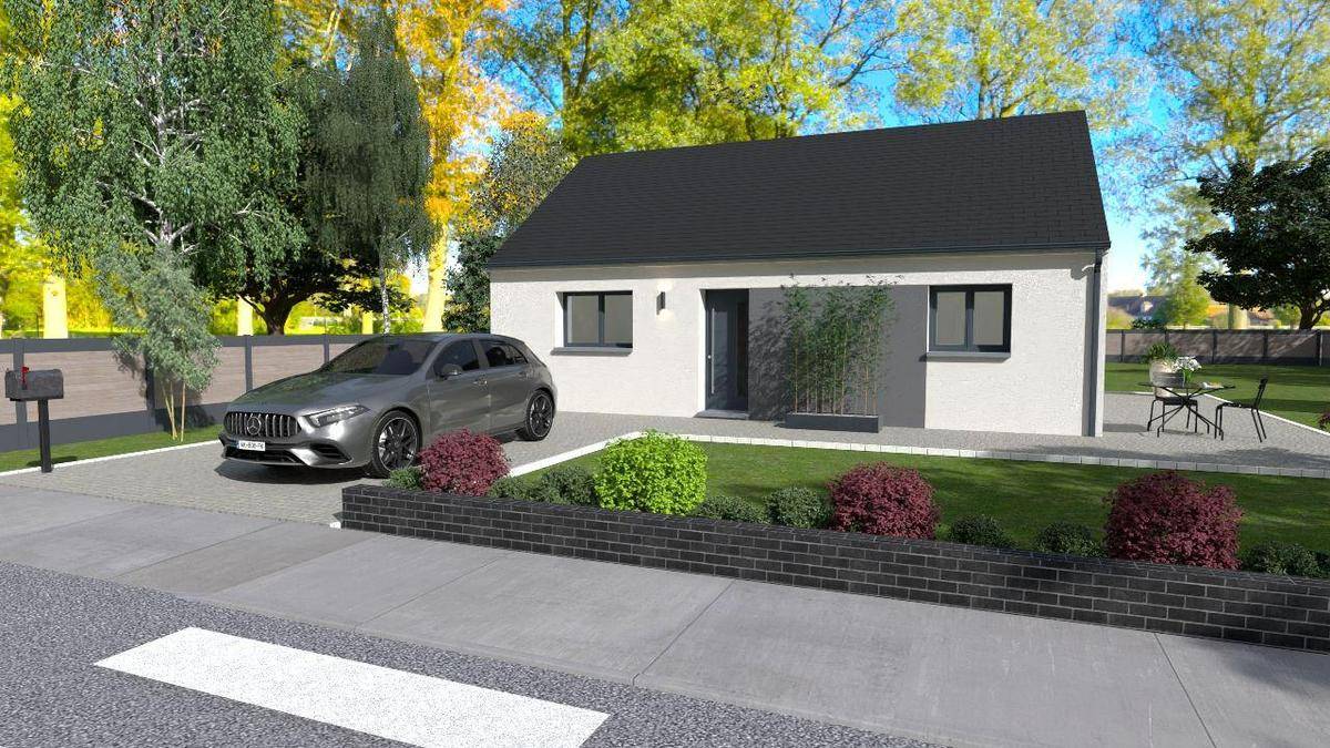 Programme terrain + maison à Juvigny en Aisne (02) de 629 m² à vendre au prix de 149300€ - 1