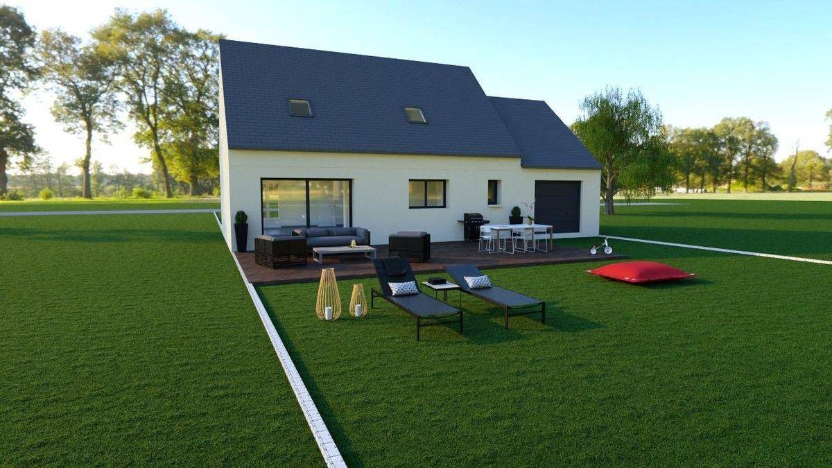 Programme terrain + maison à Abbeville-Saint-Lucien en Oise (60) de 1014 m² à vendre au prix de 317000€ - 3