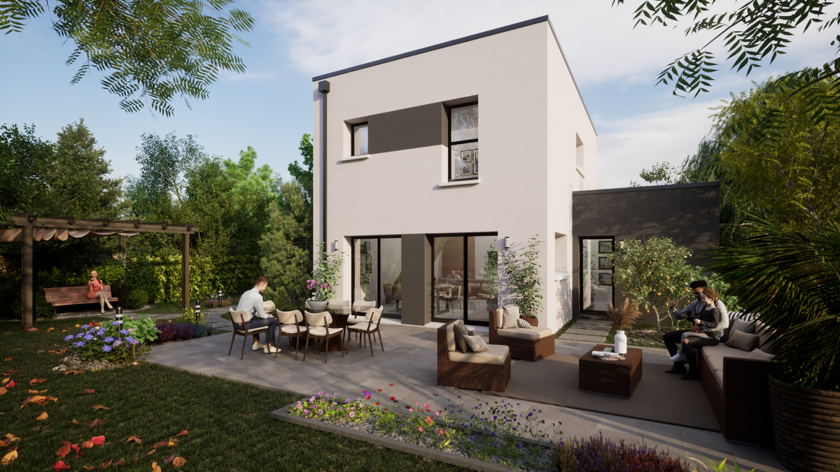 Programme terrain + maison à Saint-Melaine-sur-Aubance en Maine-et-Loire (49) de 805 m² à vendre au prix de 328955€ - 2