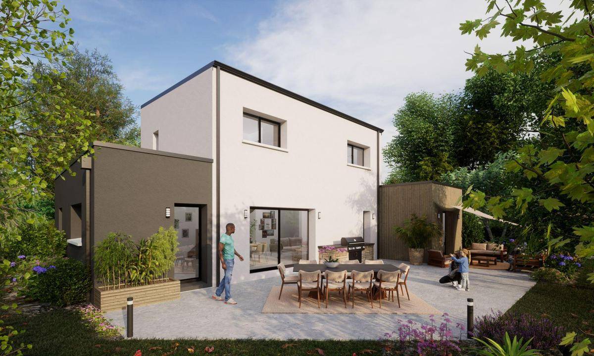 Programme terrain + maison à Saint-Léger-de-Linières en Maine-et-Loire (49) de 529 m² à vendre au prix de 362770€ - 2