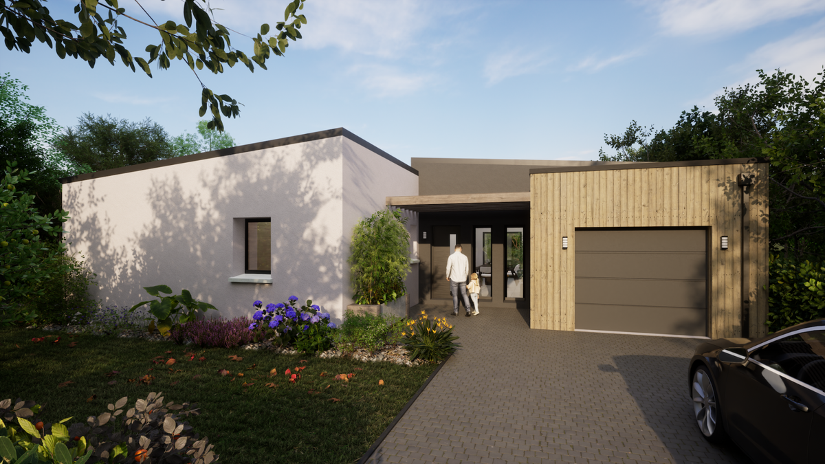 Programme terrain + maison à Derval en Loire-Atlantique (44) de 569 m² à vendre au prix de 295900€ - 1