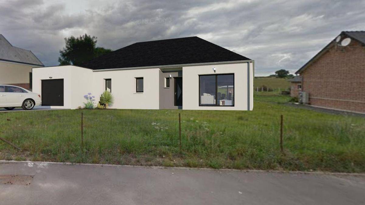 Programme terrain + maison à Herleville en Somme (80) de 2260 m² à vendre au prix de 289000€ - 1