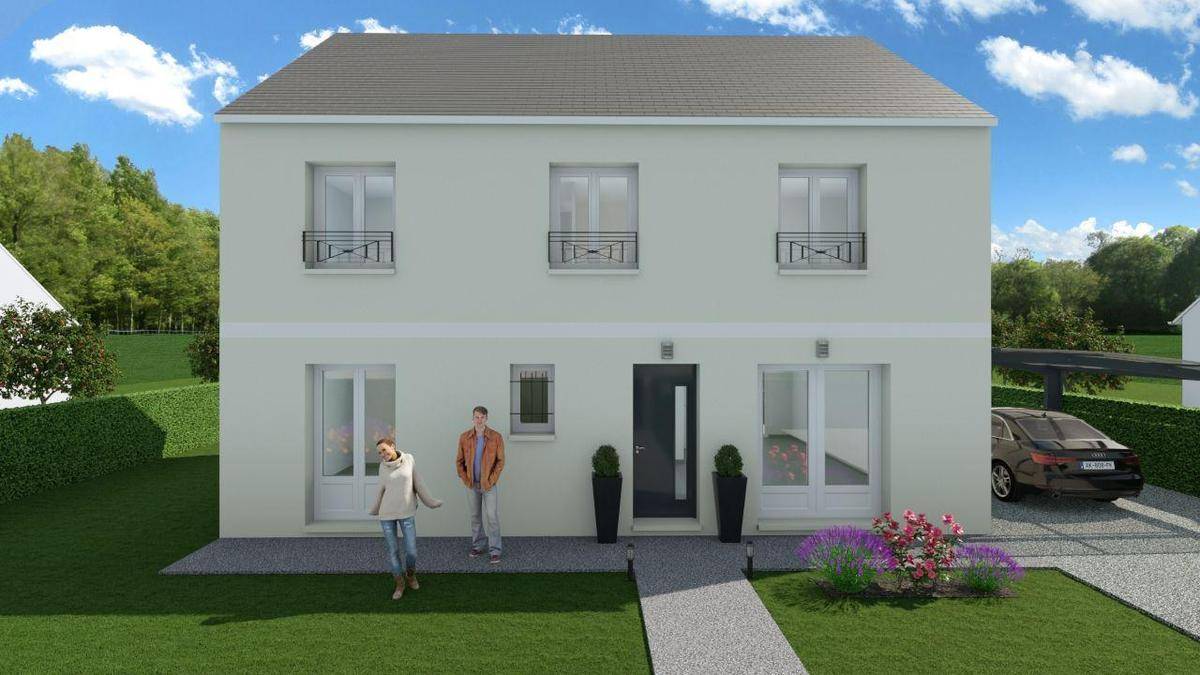 Programme terrain + maison à Wavignies en Oise (60) de 572 m² à vendre au prix de 229650€ - 1