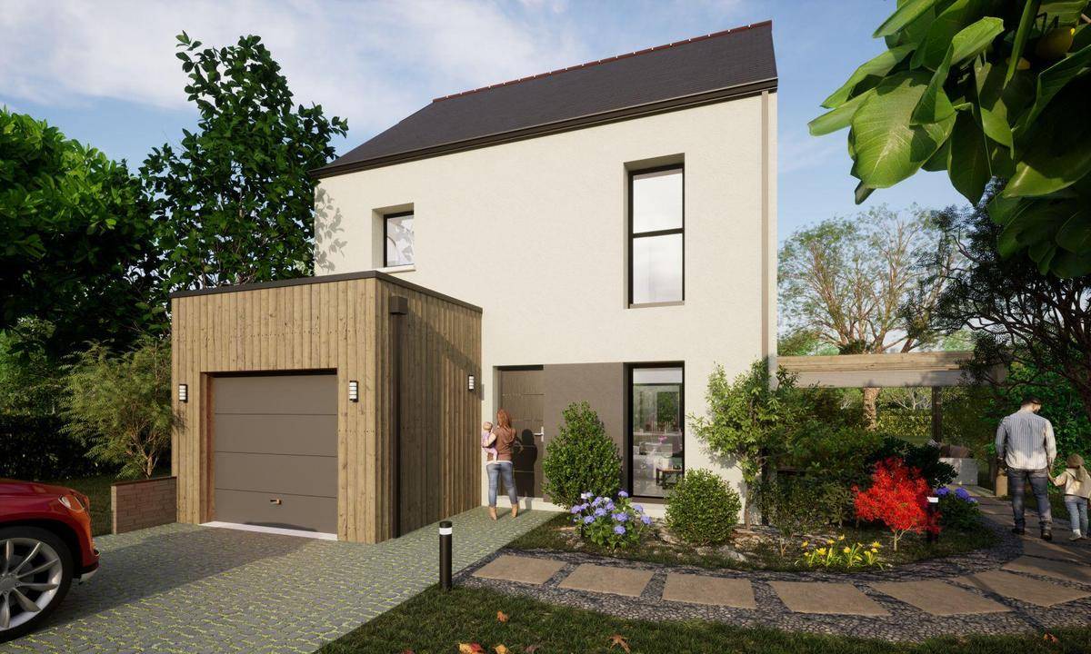 Programme terrain + maison à Mauges-sur-Loire en Maine-et-Loire (49) de 1278 m² à vendre au prix de 267530€ - 1