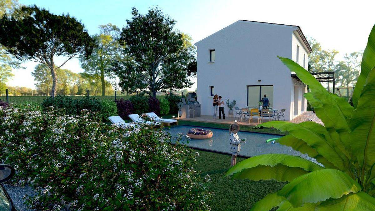 Programme terrain + maison à Marignane en Bouches-du-Rhône (13) de 450 m² à vendre au prix de 410175€ - 1