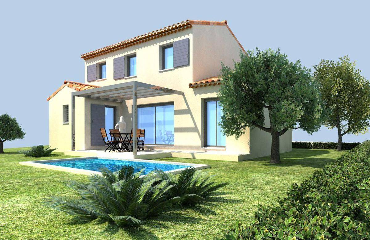 Programme terrain + maison à Saint-Cannat en Bouches-du-Rhône (13) de 440 m² à vendre au prix de 484500€ - 1