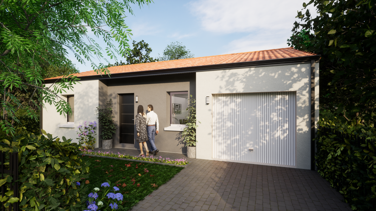 Programme terrain + maison à Saint-Laurent-sur-Sèvre en Vendée (85) de 475 m² à vendre au prix de 179000€ - 1