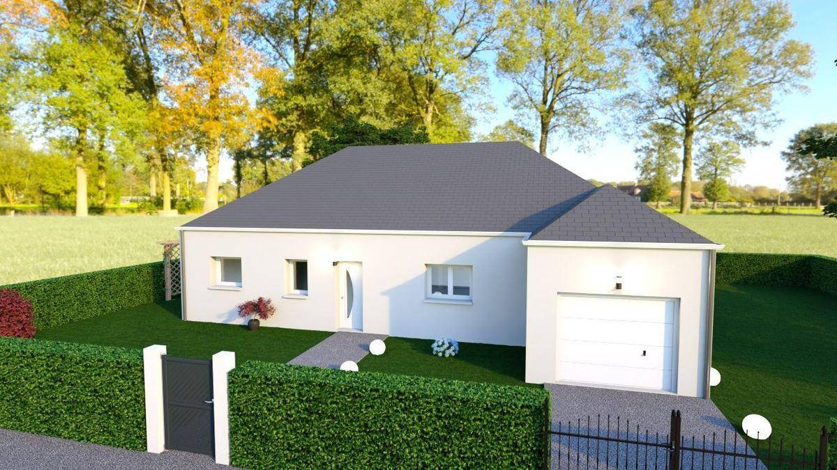 Programme terrain + maison à Pierregot en Somme (80) de 1125 m² à vendre au prix de 245000€ - 1