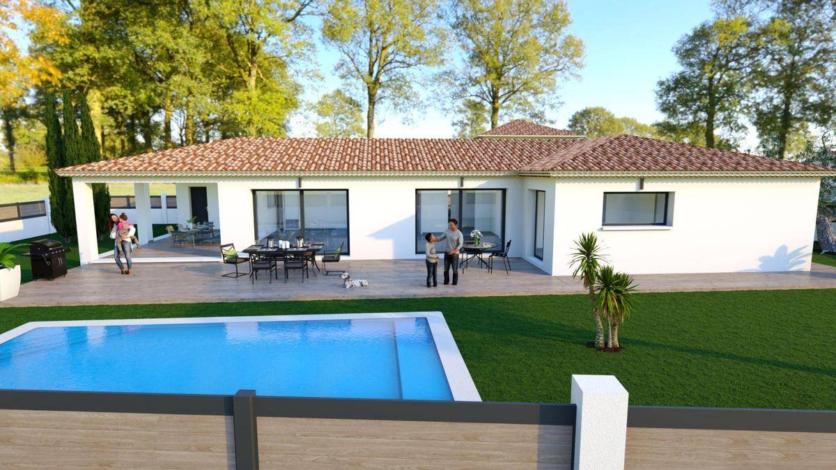 Programme terrain + maison à Pourrières en Var (83) de 507 m² à vendre au prix de 439000€ - 1