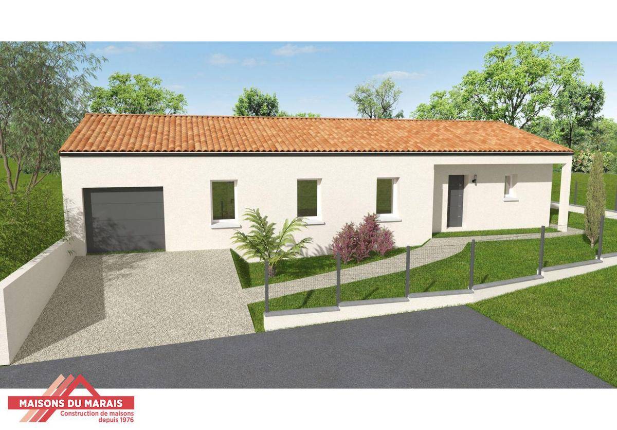 Programme terrain + maison à Coulon en Deux-Sèvres (79) de 597 m² à vendre au prix de 303228€ - 1