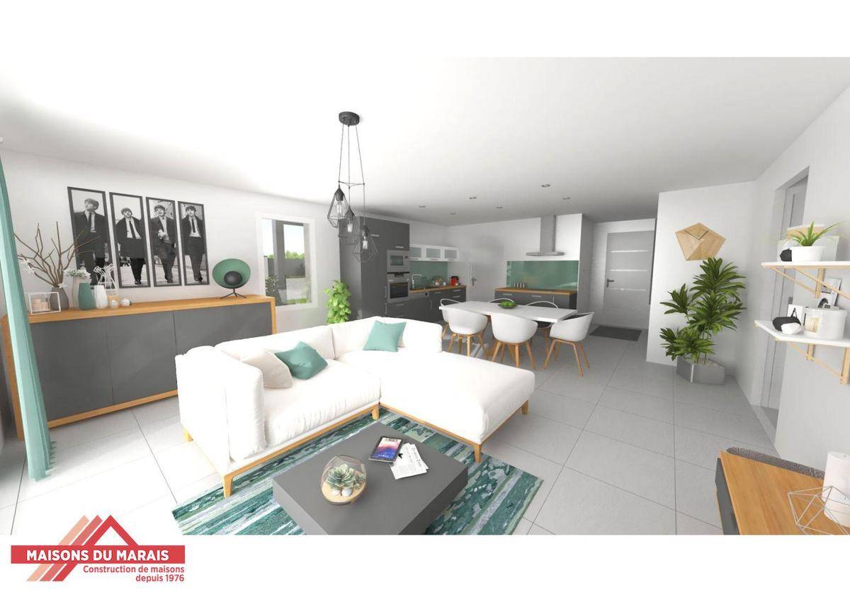 Programme terrain + maison à Granzay-Gript en Deux-Sèvres (79) de 430 m² à vendre au prix de 148338€ - 3