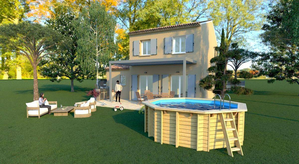 Programme terrain + maison à Rognes en Bouches-du-Rhône (13) de 330 m² à vendre au prix de 395470€ - 2