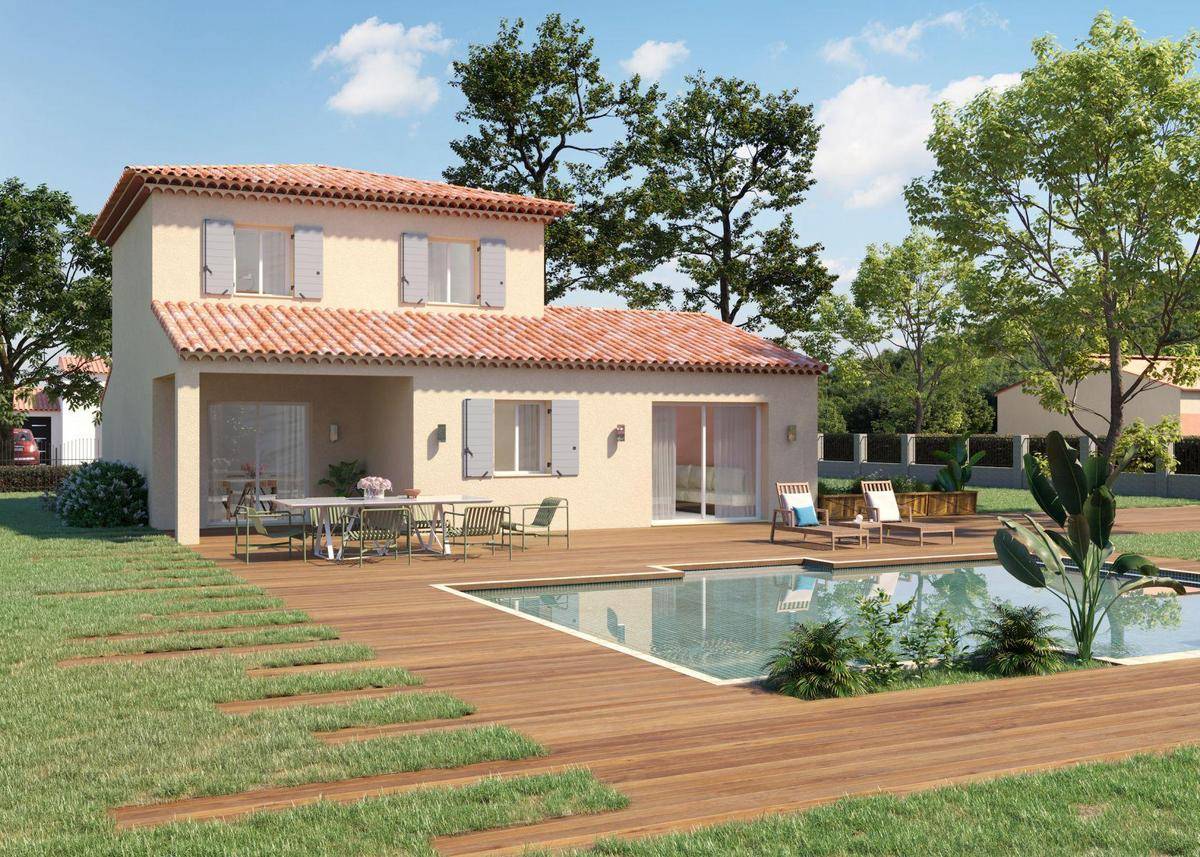 Programme terrain + maison à Mérindol en Vaucluse (84) de 598 m² à vendre au prix de 363500€ - 2