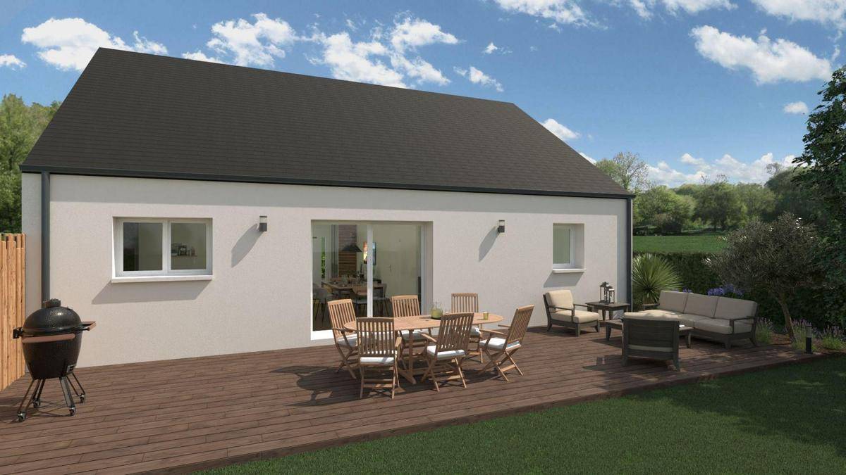 Programme terrain + maison à Arzal en Morbihan (56) de 393 m² à vendre au prix de 246614€ - 2