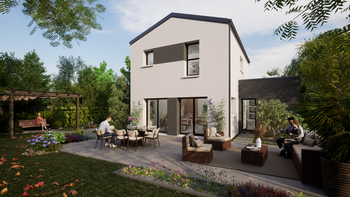 Programme terrain + maison à Saint-Léger-de-Linières en Maine-et-Loire (49) de 339 m² à vendre au prix de 265576€ - 2