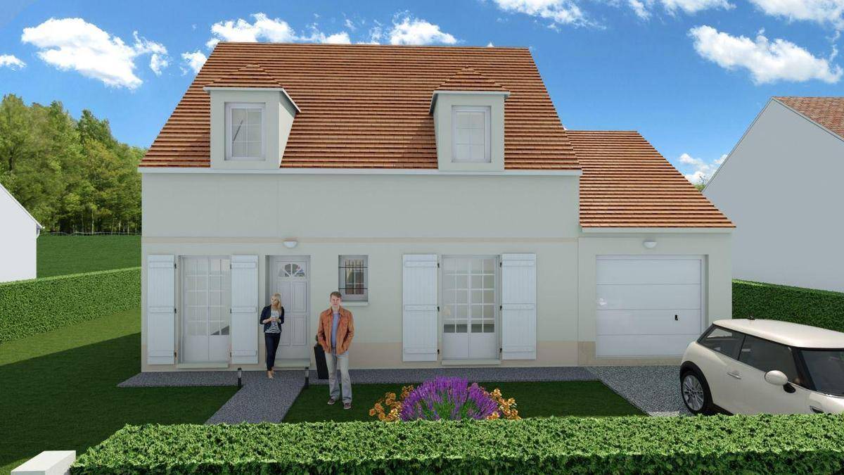 Programme terrain + maison à Wavignies en Oise (60) de 479 m² à vendre au prix de 231600€ - 1