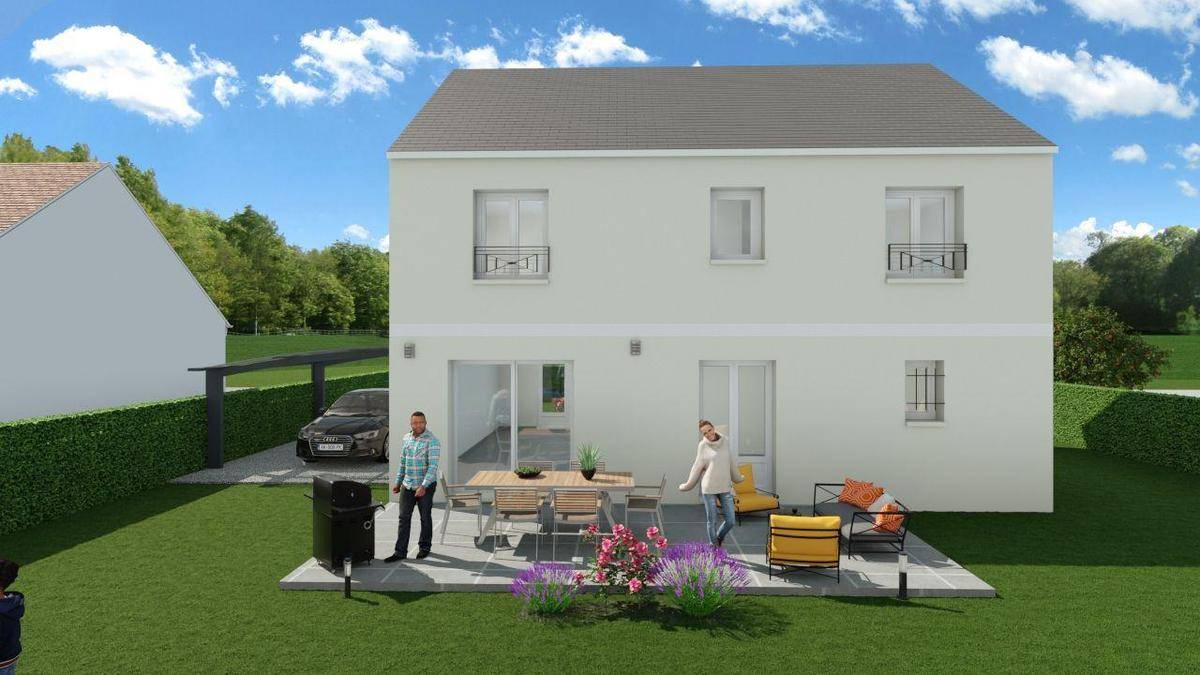 Programme terrain + maison à Wavignies en Oise (60) de 572 m² à vendre au prix de 229650€ - 2