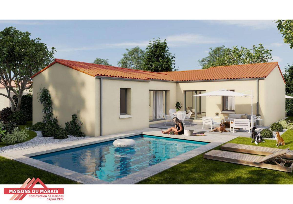 Programme terrain + maison à Pompaire en Deux-Sèvres (79) de 772 m² à vendre au prix de 214307€ - 2