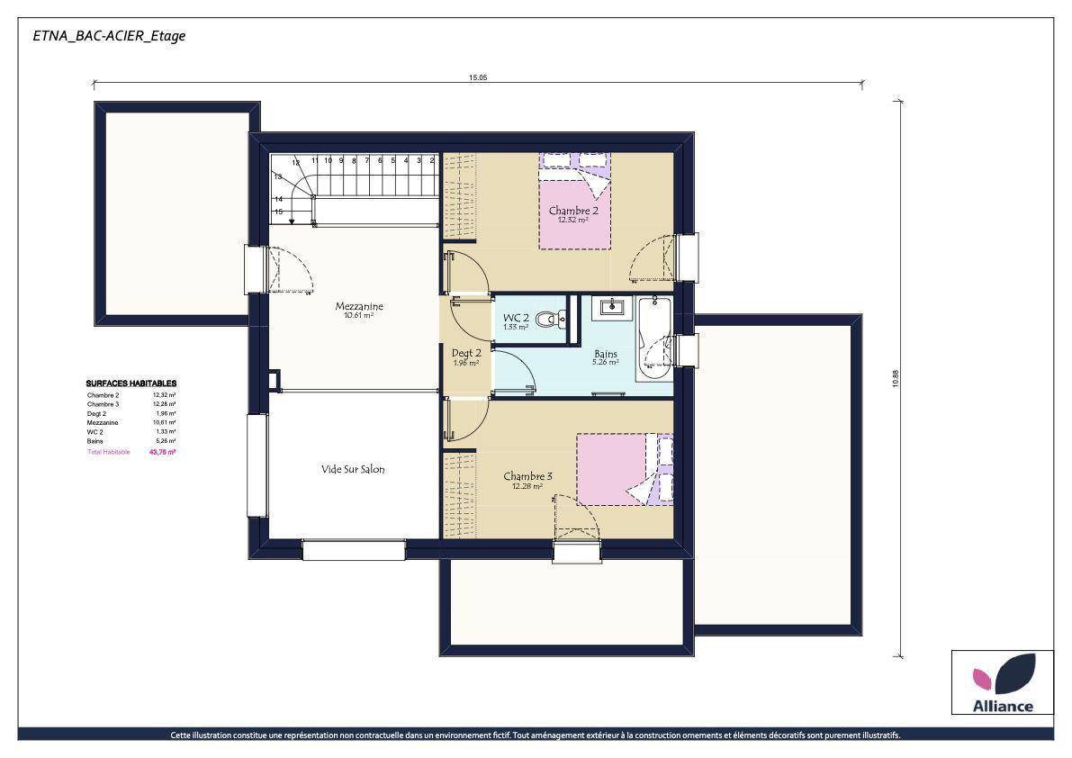 Programme terrain + maison à Mazé-Milon en Maine-et-Loire (49) de 714 m² à vendre au prix de 325180€ - 4