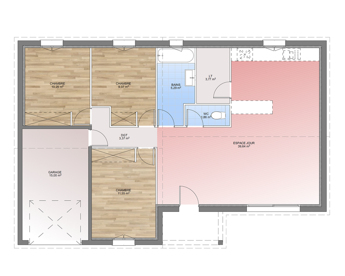 Programme terrain + maison à Sisteron en Alpes-de-Haute-Provence (04) de 1786 m² à vendre au prix de 342900€ - 4
